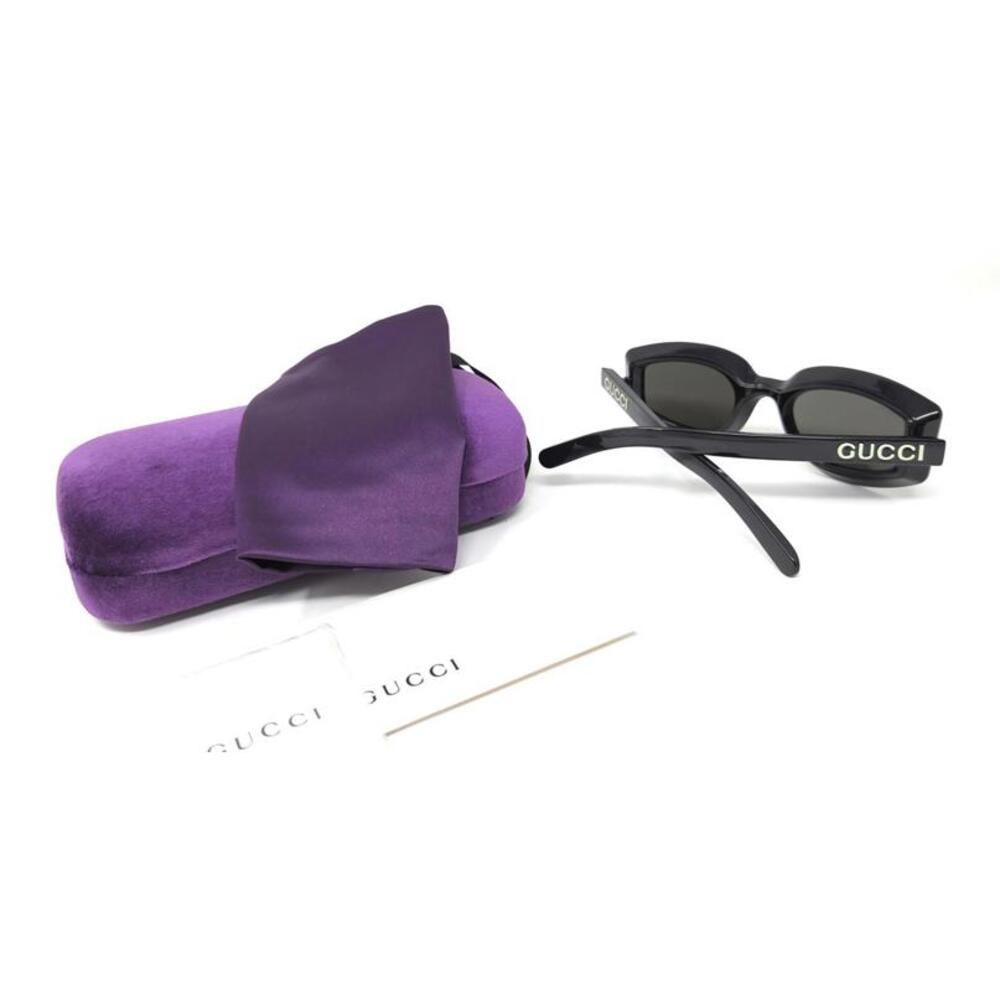 Authentic Gucci Women's Sunglasses GG1719S 001, Black- Grey Square, NEW - Picture 2 of 9